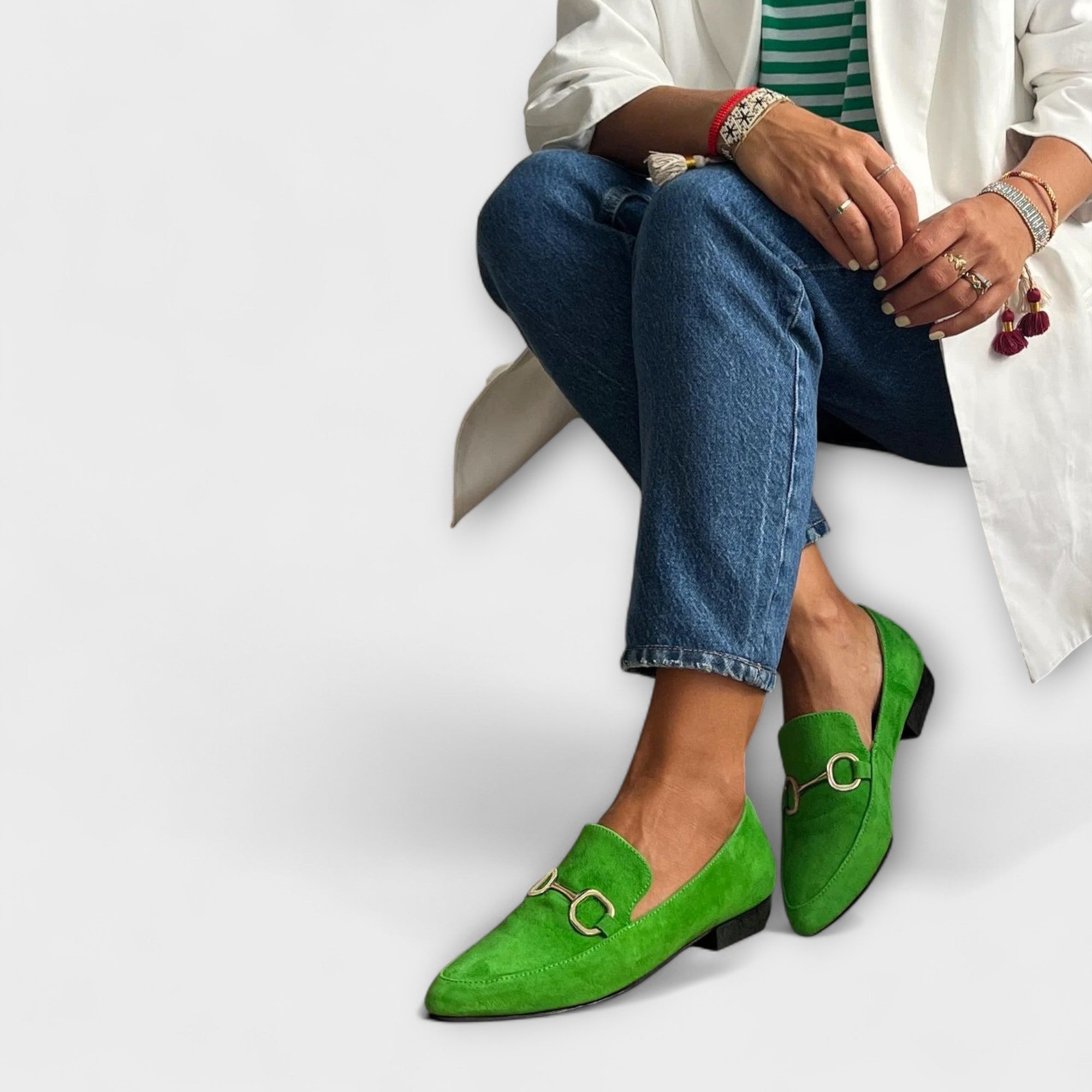 Thea | Lysende Bit Loafers