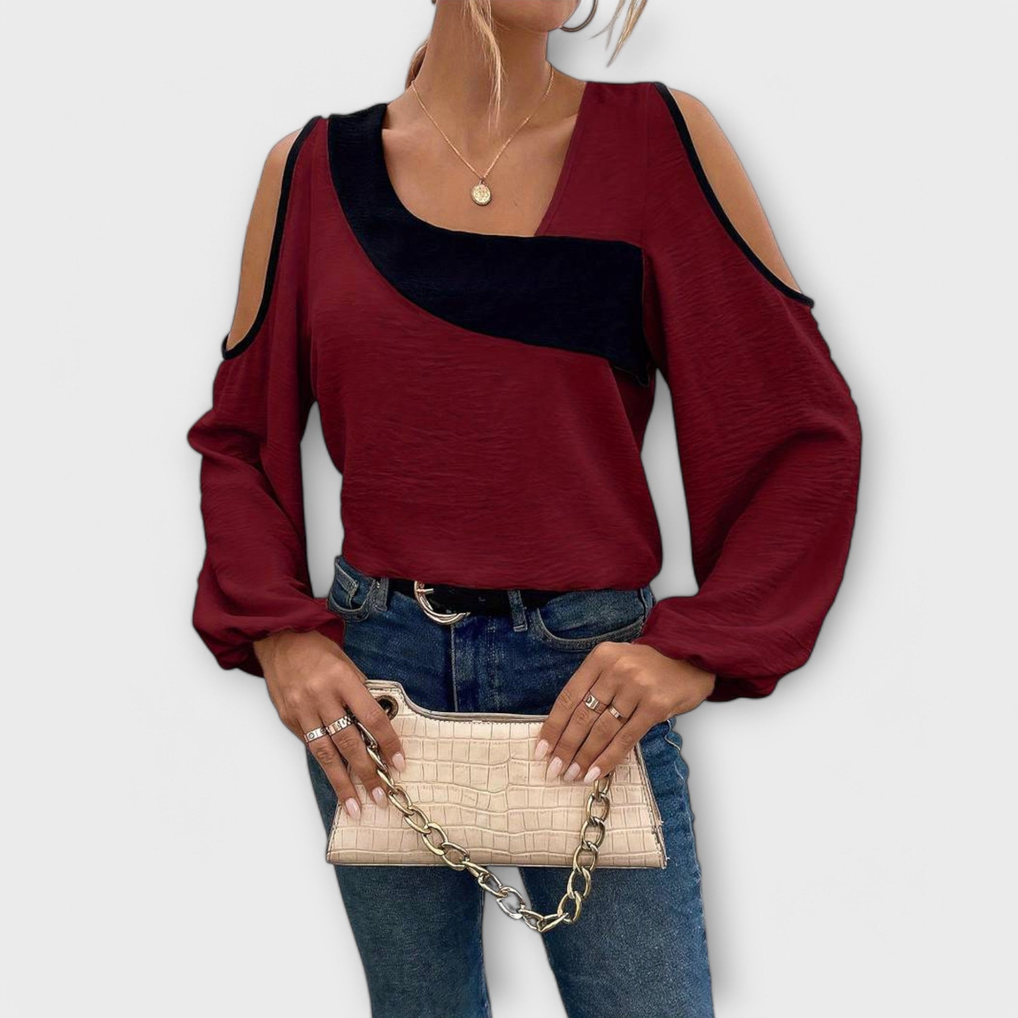 Scarlett | Bluse med firkantet hals