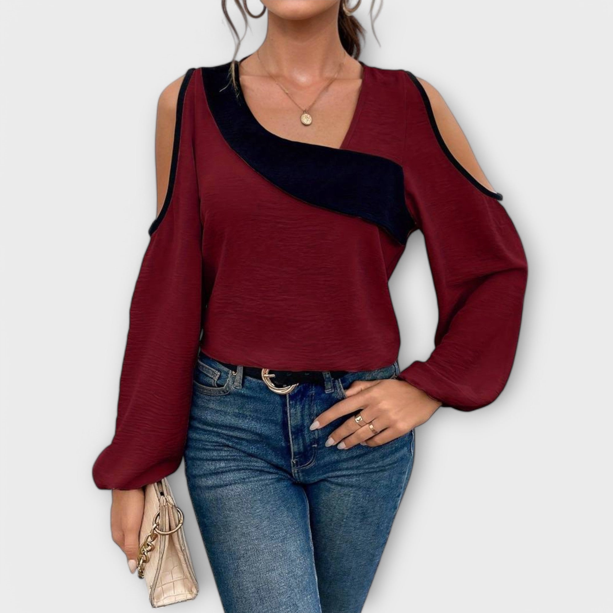 Scarlett | Bluse med firkantet hals