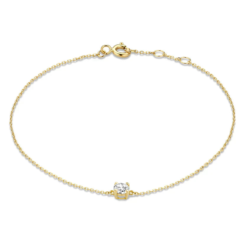 Dalynette | Armbånd med Moissanite Steiner 14k Gull