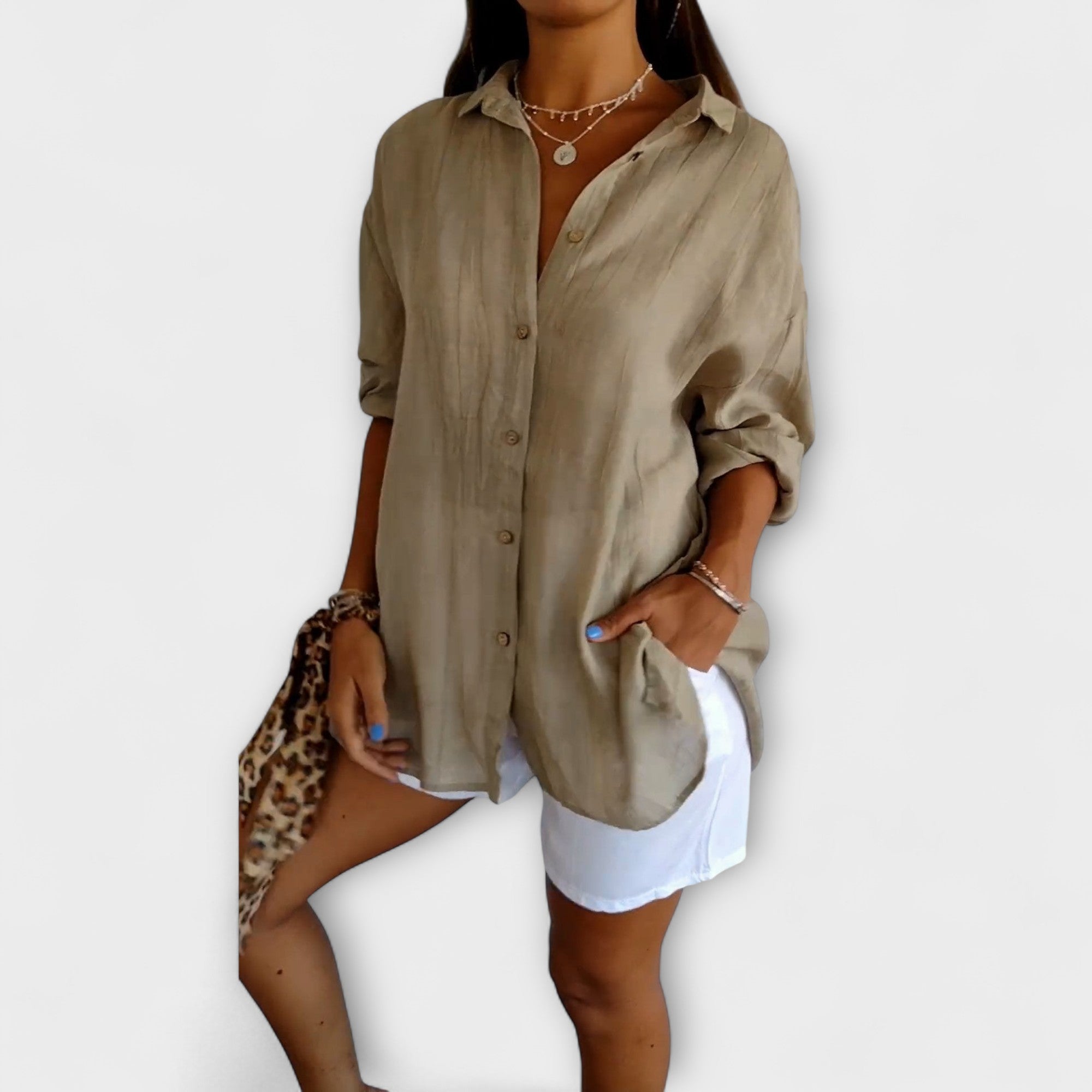Saskia | Elegant Bluse for Kvinner
