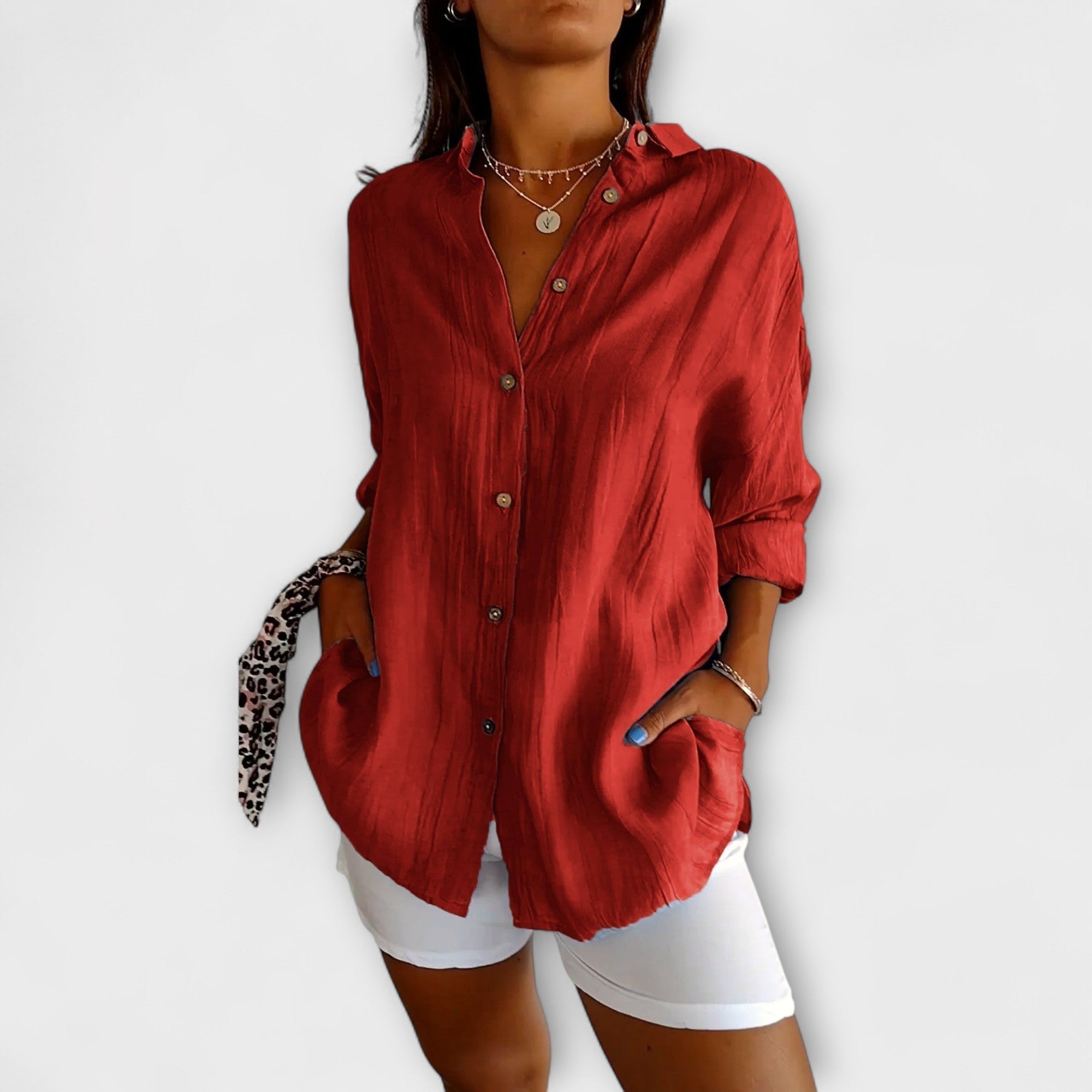 Saskia | Elegant Bluse for Kvinner