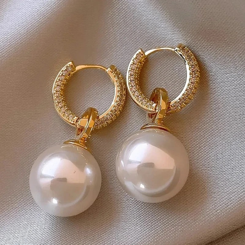 Helene | Elegante Perleøredobber