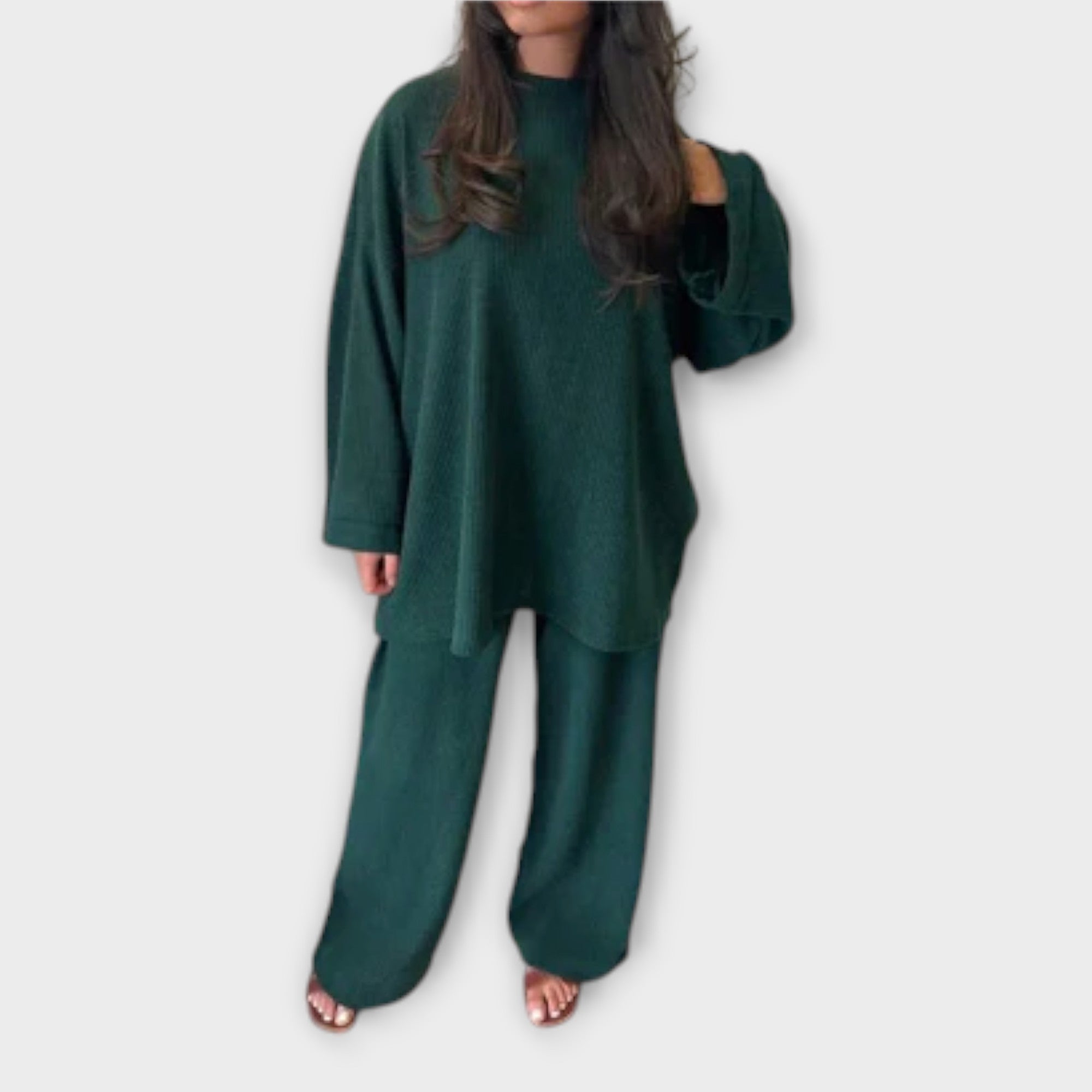 Ingrid | Plus Size Sett | Ribbet Stil
