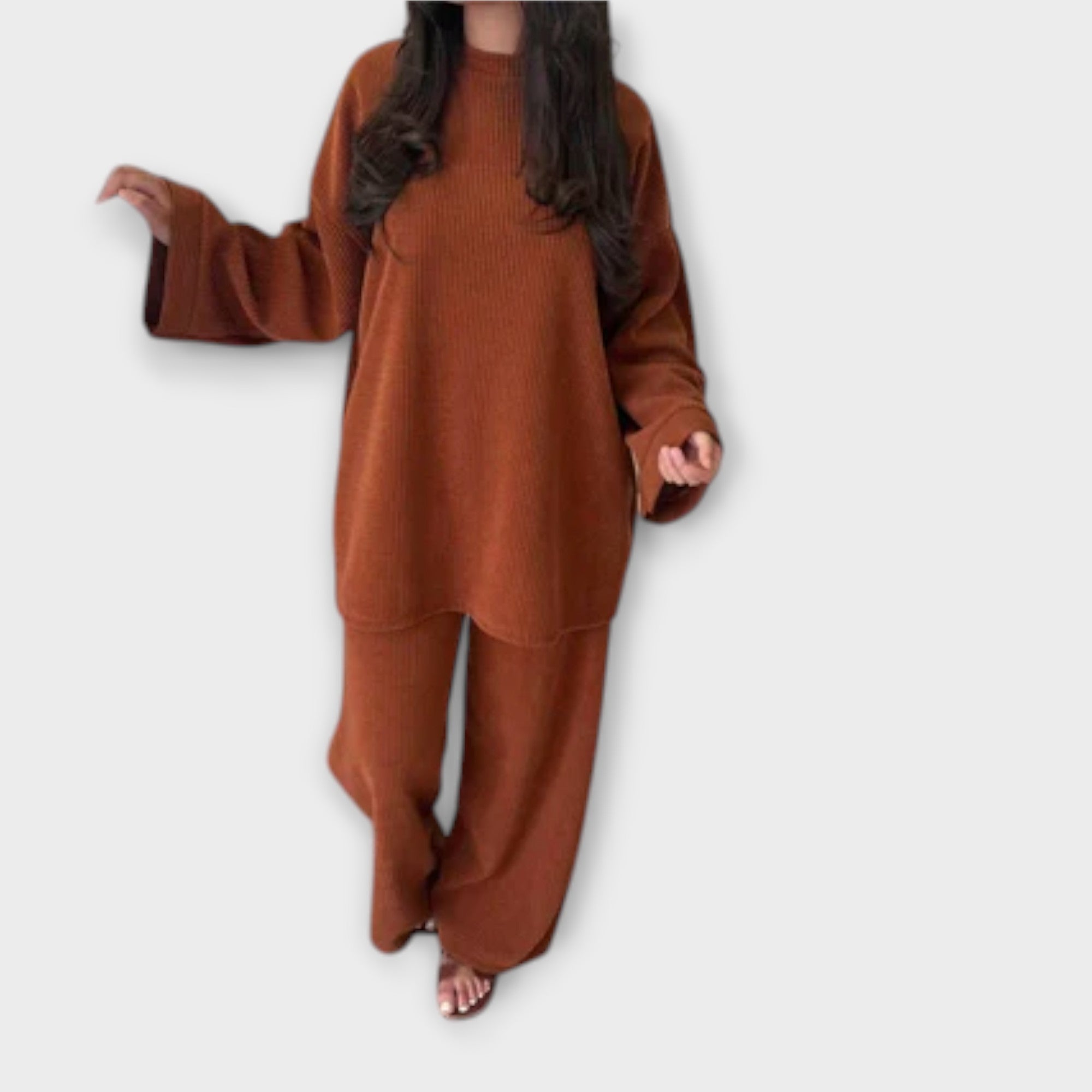Ingrid | Plus Size Sett | Ribbet Stil