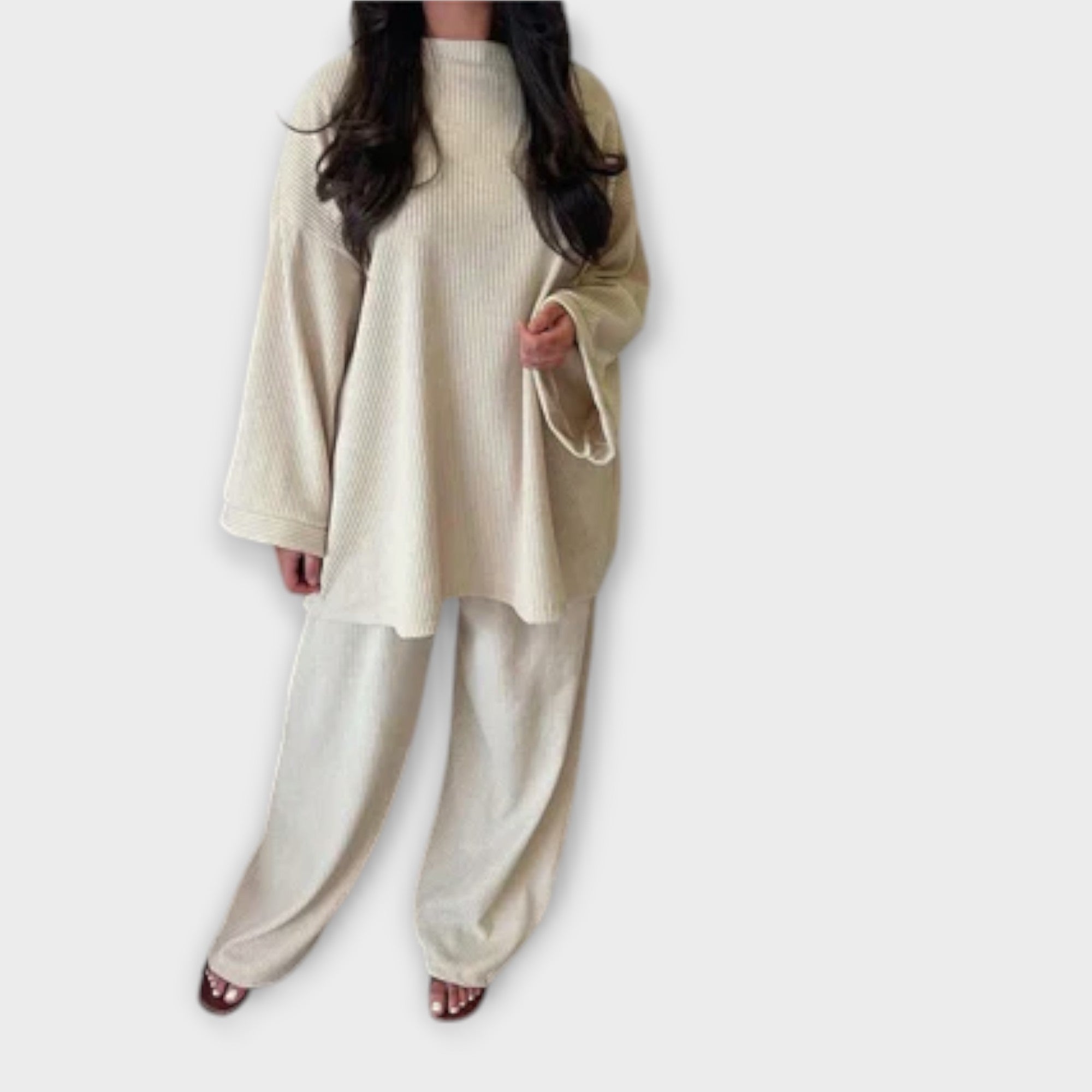 Ingrid | Plus Size Sett | Ribbet Stil