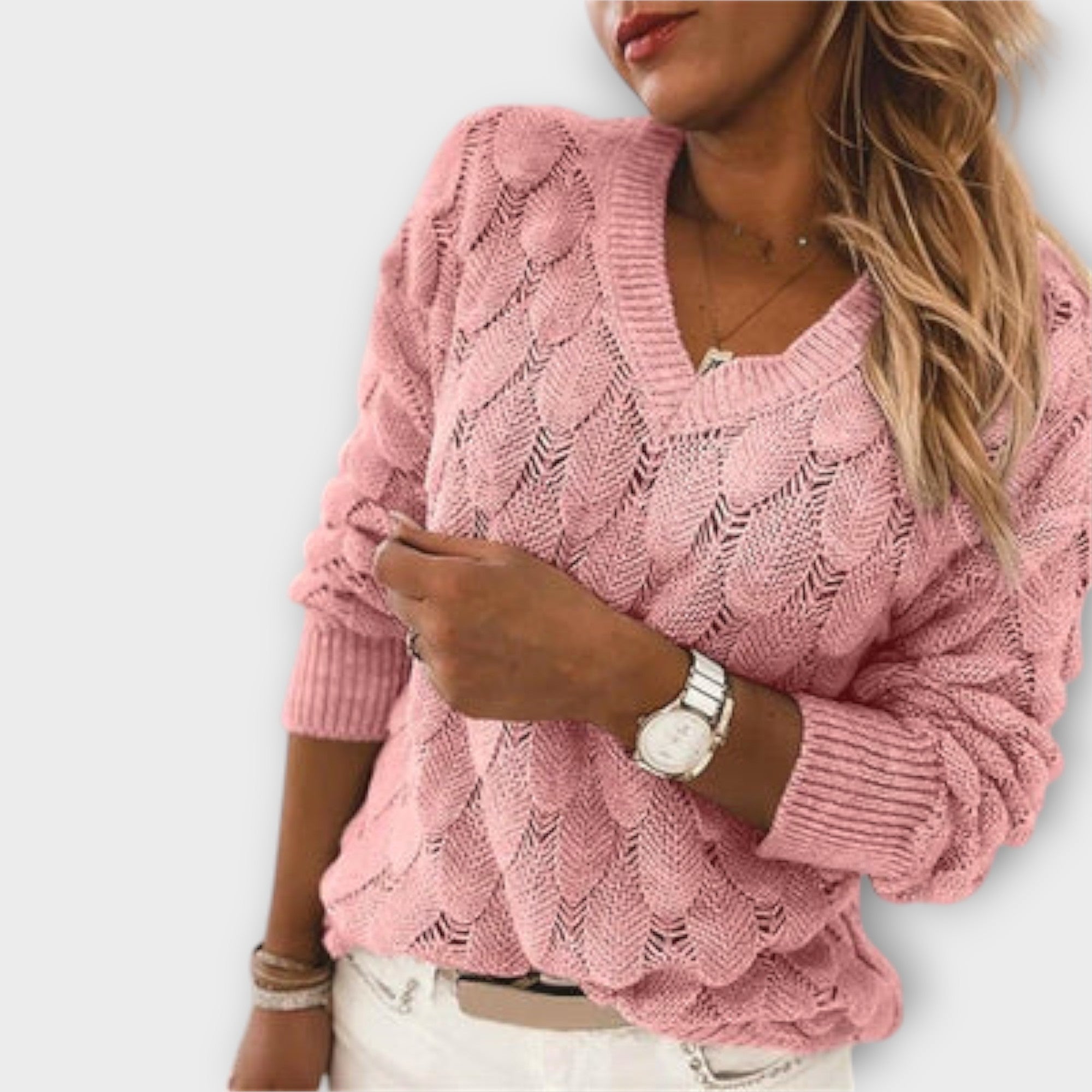 Noemier | Pullover med V-hals