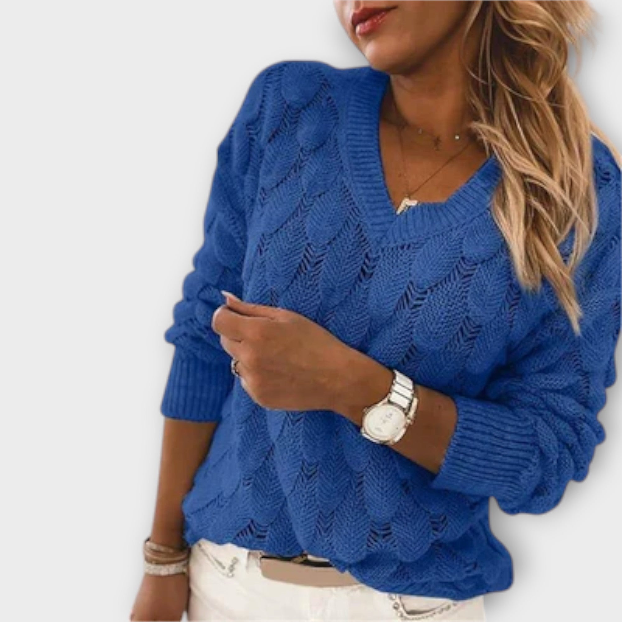 Noemier | Pullover med V-hals