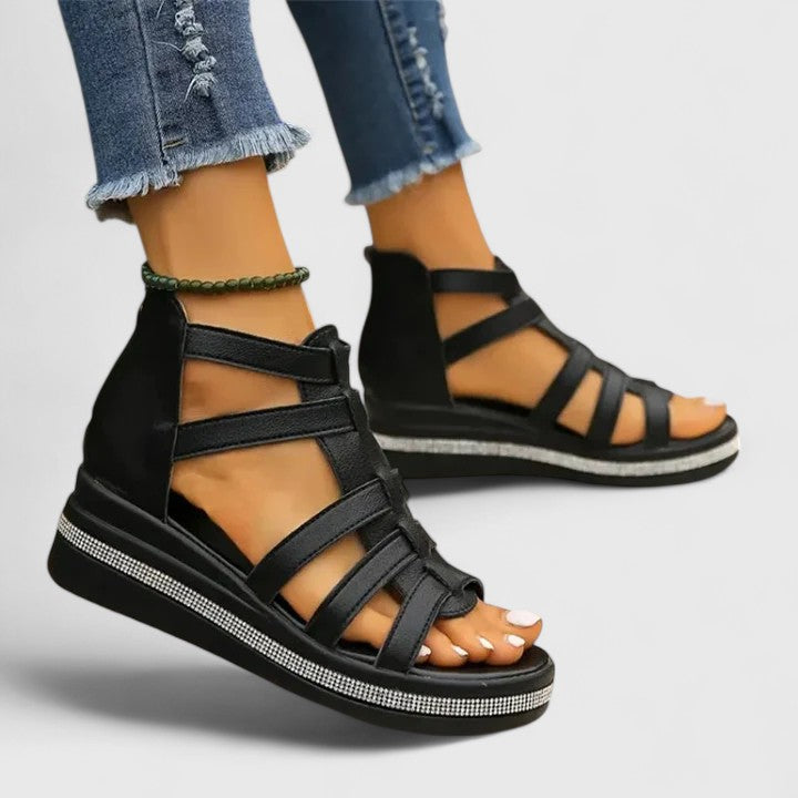 Kendall | Ortopediske Strass Sandaler