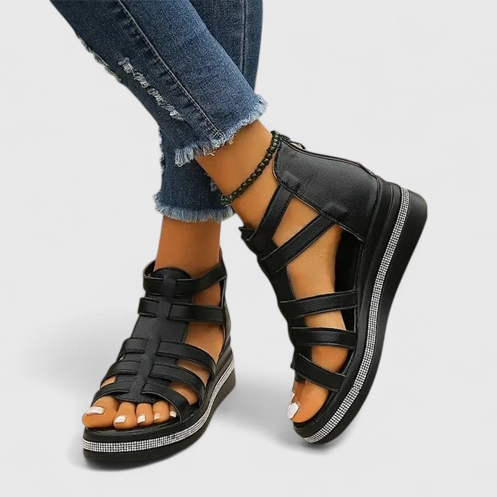 Kendall | Ortopediske Strass Sandaler